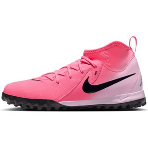 Nike Jr. Phantom Luna 2 Academy voetbalschoenen voor kleuters/kids (turf) - Roze