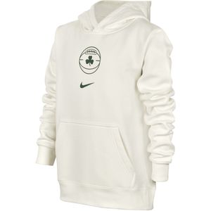 Boston Celtics Club City Edition Nike NBA-hoodie voor jongens - Wit