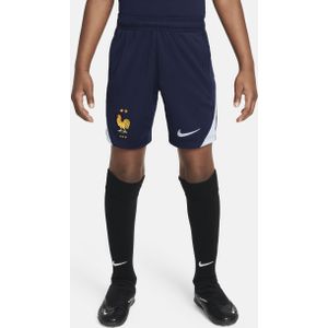 FFF Strike Nike Dri-FIT knit voetbalshorts voor kids - Blauw