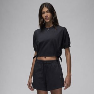 Jordan knit croptop voor dames - Zwart