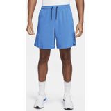 Nike Unlimited multifunctionele niet-gevoerde herenshorts met Dri-FIT (18 cm) - Blauw