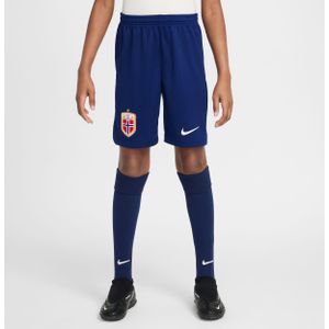 Noorwegen 2025/26 Stadium Thuis Nike Dri-FIT replicavoetbalshorts voor kids - Blauw