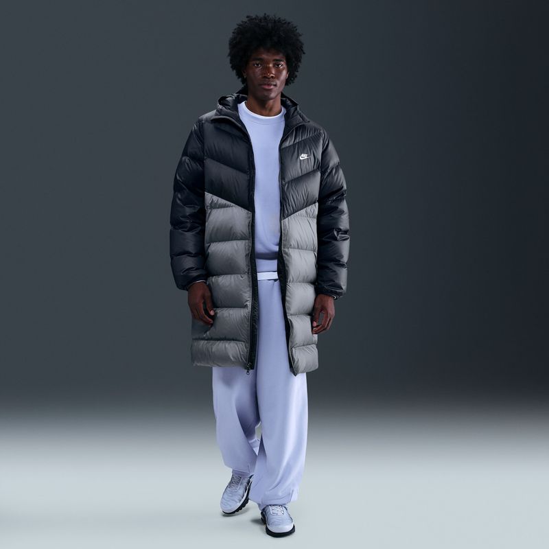 Nike - Windrunner - Herenparka - Grijs - Dons