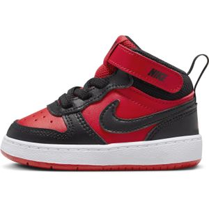 Nike Court Borough Mid 2 schoenen voor baby's/peuters - Rood