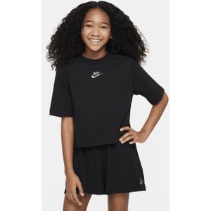 Nike Sportswear Meisjestop met korte mouwen - Zwart
