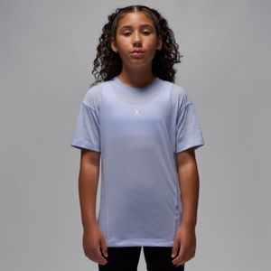 Jordan Sport Dri-FIT Diamond top met korte mouwen voor kids - Grijs