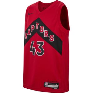 Pascal Siakam Toronto Raptors Icon Edition 2022/23 Swingman Nike NBA-jersey met Dri-FIT voor kids - Rood