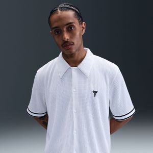 Kobe basketbaltop met plooien en korte mouwen voor heren - Wit