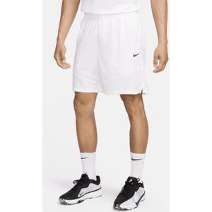 Nike Icon Dri-FIT basketbalshorts voor heren (21 cm) - Wit