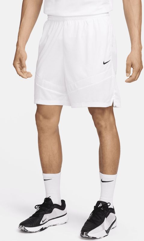 Nike Icon Dri-FIT basketbalshorts voor heren (21 cm) - Wit