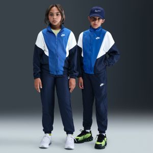 Nike - Geweven Trainingspak - Blauw - Kids