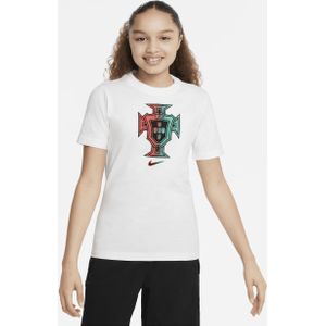 Portugal Nike voetbalshirt voor kids - Wit