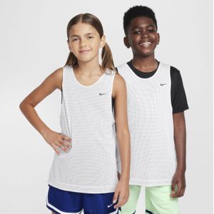 Nike Dri-FIT omkeerbare jersey voor kids - Wit