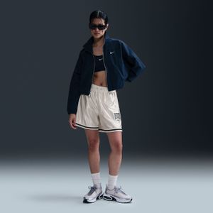 Nike - Sportswear - Shorts - Wit - Ruimvallend met Halfhoge Taille en Graphic