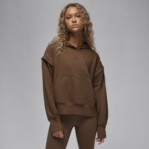 Jordan Sport fleecehoodie voor dames - Bruin