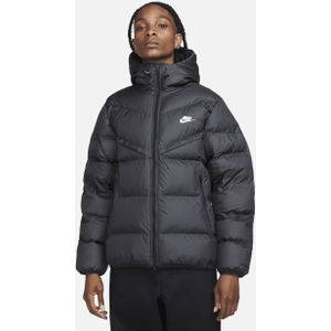 Nike Windrunner PrimaLoft® Storm-FIT gewatteerd herenjack met capuchon - Zwart