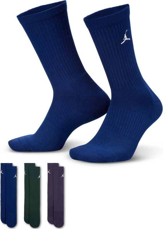 Jordan - Everyday Crew - Sportsokken - Zwart - 3 Paar