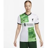 Liverpool FC 2023/24 Stadium Uit Nike Dri-FIT voetbalshirt voor dames - Wit