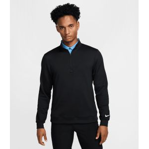 Nike Tour golftop met halflange rits voor heren - Zwart