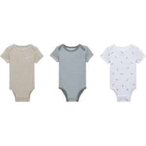 Nike Baby Essentials rompertjes voor baby's (0-9 maanden, 3 stuks) - Groen