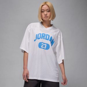 Jordan Brooklyn jersey van mesh voor dames - Wit