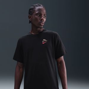 Nike Sportswear Shirt  pasteloranje / rood / zwart