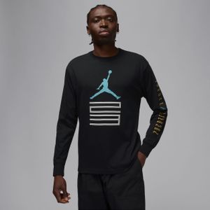 Jordan Brooklyn AJ11 T-shirt met graphic en lange mouwen voor heren - Zwart