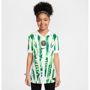 Nigeria 2025 Stadium Uit (vrouwenelftal) Nike Dri-FIT replicavoetbalshirt voor kids - Wit