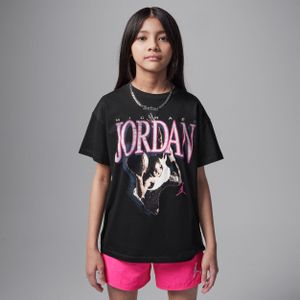 Jordan Soar oversized T-shirt voor kids - Zwart
