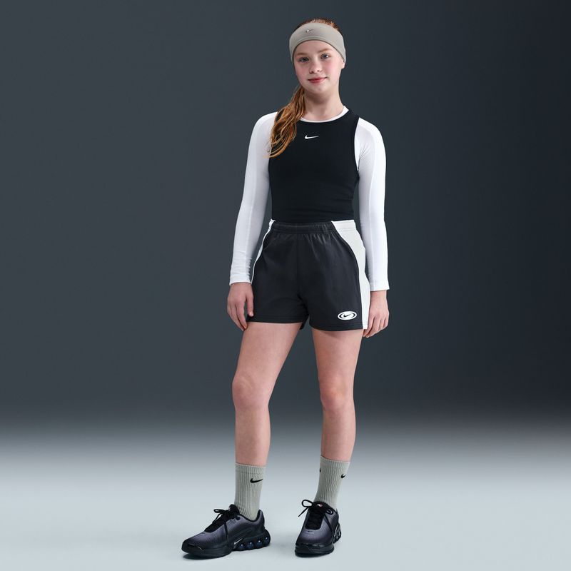 Nike - HV3595-010 - Geweven Meisjesshort - Zwart