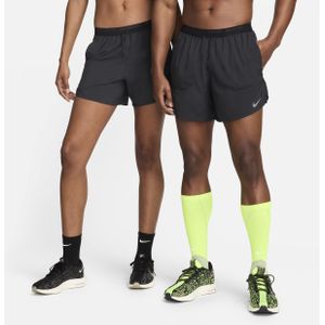 Nike Stride Dri-FIT hardloopshorts met binnenbroek voor heren (13 cm) - Zwart