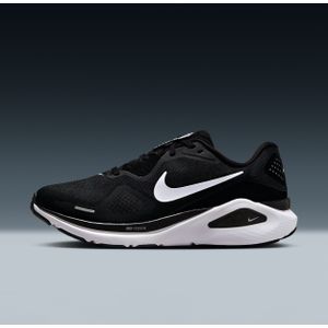 Nike Structure 26 hardloopschoenen voor dames (extra breed, straat) - Zwart