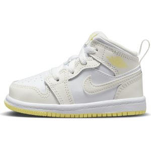 Jordan 1 Mid Schoenen voor baby's/peuters - Wit