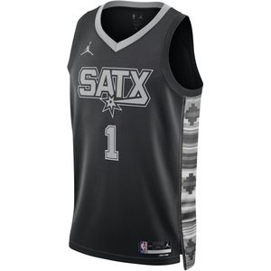 San Antonio Spurs Statement Edition Swingman Jordan Dri-FIT NBA jersey voor heren - Zwart