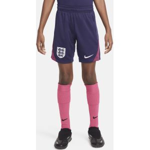 Engeland Strike Nike Dri-FIT knit voetbalshorts voor kids - Paars