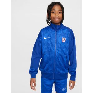 Chelsea FC Academy Pro Nike Dri-FIT Anthem voetbaljack voor kids - Blauw
