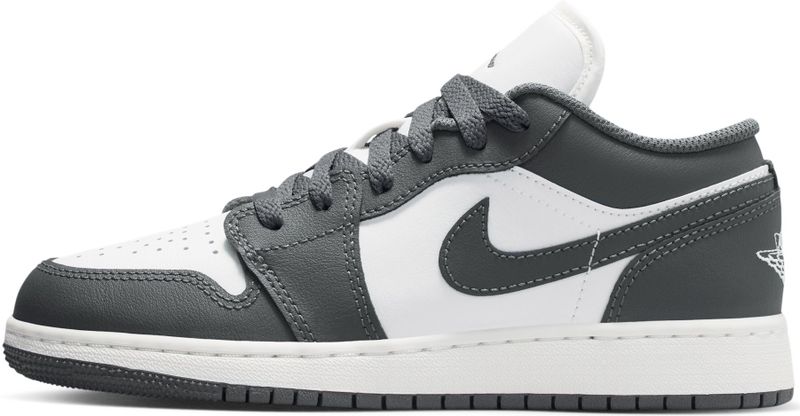 Jordan - AJ1 Low - Kindersneakers - Grijs - Leer
