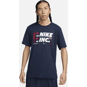 Nike fitnessshirt met Dri-FIT voor heren - Blauw