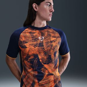 Nike Academy+ voetbaltop met Dri-FIT en korte mouwen voor heren - Blauw