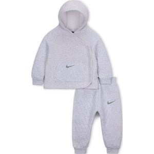 Nike Ready, Set. Tweedelige joggerset met capuchon voor baby's (12-24 maanden) - Bruin