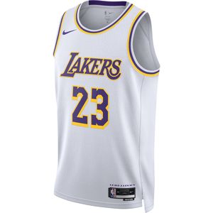 LeBron James Los Angeles Lakers 2022/23 Association Edition Nike Dri-FIT Swingman NBA-jersey voor heren - Wit