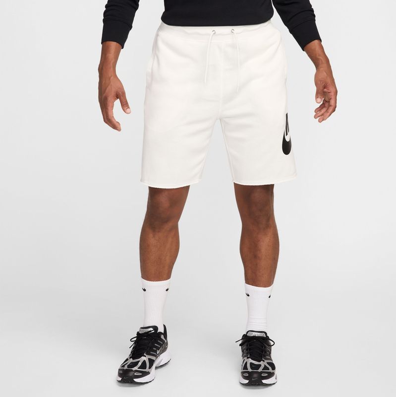 Nike - Club Alumni - Korte Broeken - Wit - Katoen Jersey