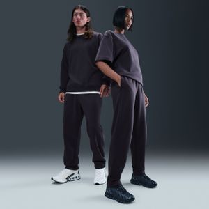 Nike Wool Classics fleecebroek met open zoom - Paars