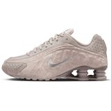Nike - Shox R4 - Dames Schoenen - Grijs - Synthetisch Materiaal en Textiel