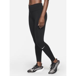 Nike Epic Luxe Legging met halfhoge taille en zakje voor dames - Zwart