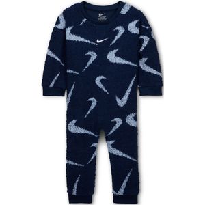 Nike Boucle Jacquard coverall voor baby's (12-24 maanden) - Blauw