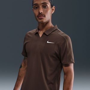 NikeCourt Advantage Dri-FIT ADV tennispolo voor heren - Bruin
