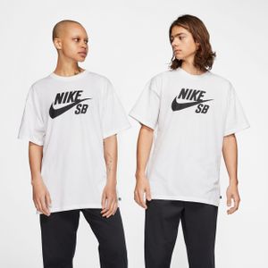 Nike SB Skateshirt met logo - Wit