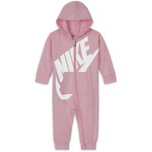 Nike coverall met rits voor baby's (0-12 maanden) - Roze