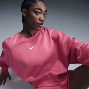 Nike Sportswear Phoenix Fleece extra oversized sweatshirt met ronde hals voor dames - Roze